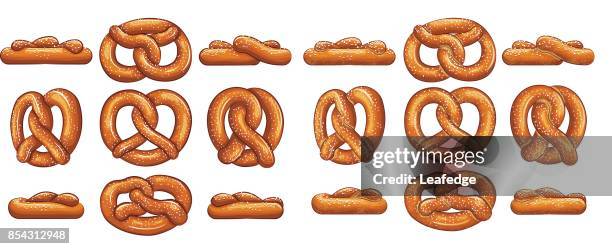 bildbanksillustrationer, clip art samt tecknat material och ikoner med kringla - pretzel