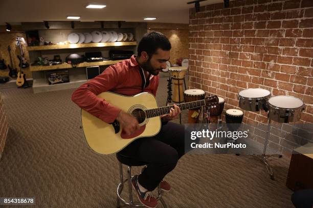 29 Is The First Shop Selling Musical Instruments In The Gaza Strip ...
