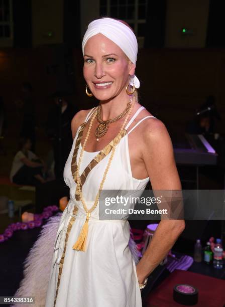 Normandie Keith attends the launch of Belinda Carlisle's new album "Wilder Shores" featuring a a session of Kundalini Yoga, meditation and chanting...