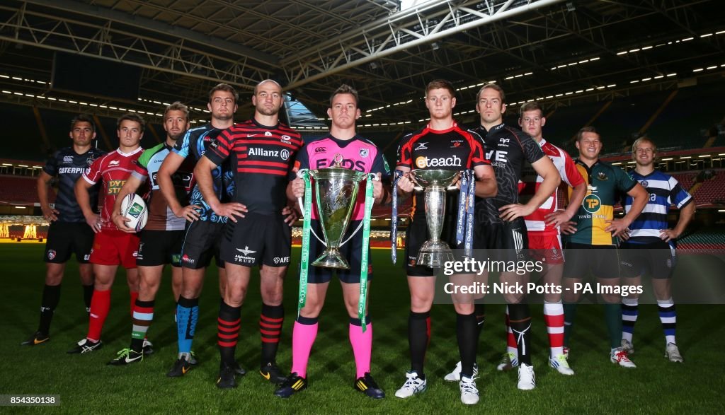 Rugby Union - 2013-2014 English and Welsh Heineken Cup Launch - Millennium Stadium