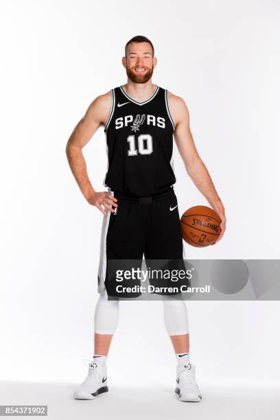 Matt Costello of the San Antonio Spurs poses for a portrait during Media Day on September 25, 2017 at AT&T Center in San Antonio, Texas. NOTE TO...