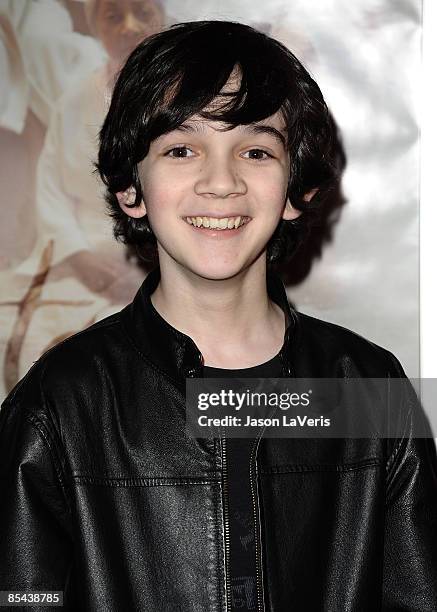 Actor Zach Mills attends the premiere of "Steam" at Laemmle's Sunset 5 on March 13, 2009 in West Hollywood, California.