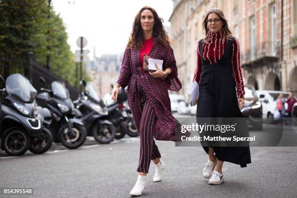 Guests are seen attending Paskal during Paris Fashion Week on September 26, 2017 in Paris, France.