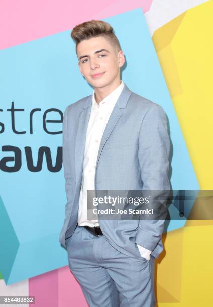 Zach Clayton at the 2017 Streamy Awards at The Beverly Hilton Hotel on September 26, 2017 in Beverly Hills, California.