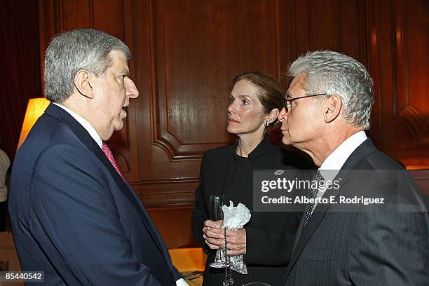 Exclusive Coverage*** Composer Marvin Hamlisch, actress Julie Hagerty and composer Richard Kagan attend the Idyllwild Arts Foundation's Life in Art...