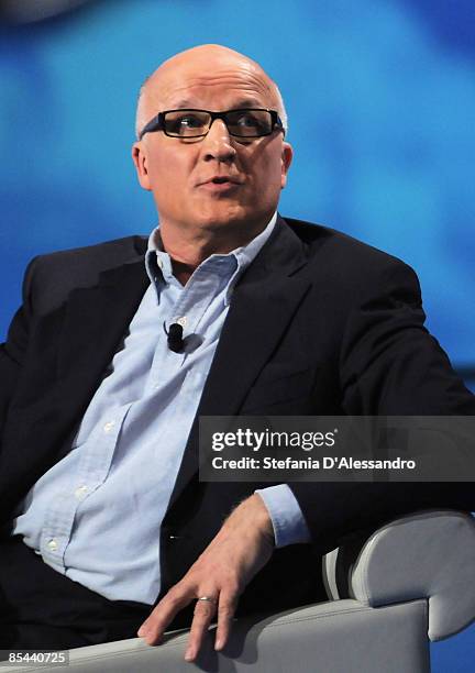 Comedian Paolo Hendel attends Che Tempo Che Fa Italian Tv Show held at Rai Studios on March 14, 2009 in Milan, Italy.