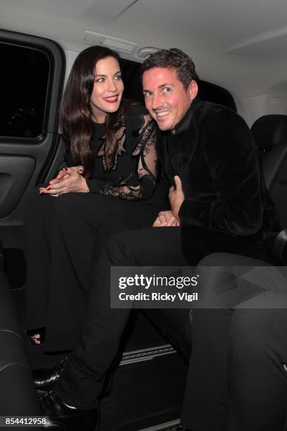 Liv Tyler and Dave Gardner attends BAFTA TV Preview: Gunpowder on September 26, 2017 in London, England.