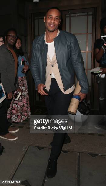 Reggie Yates attends BAFTA TV Preview: Gunpowder on September 26, 2017 in London, England.