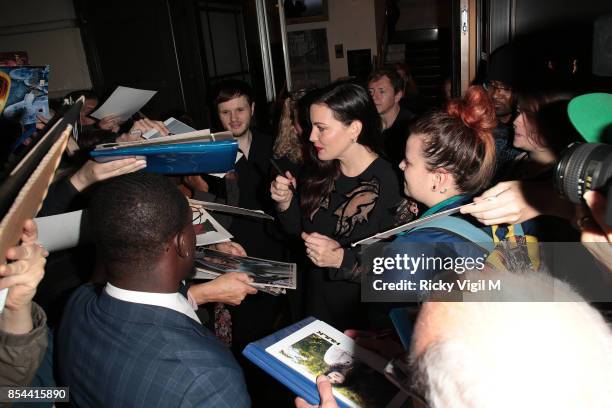 Liv Tyler attends BAFTA TV Preview: Gunpowder on September 26, 2017 in London, England.