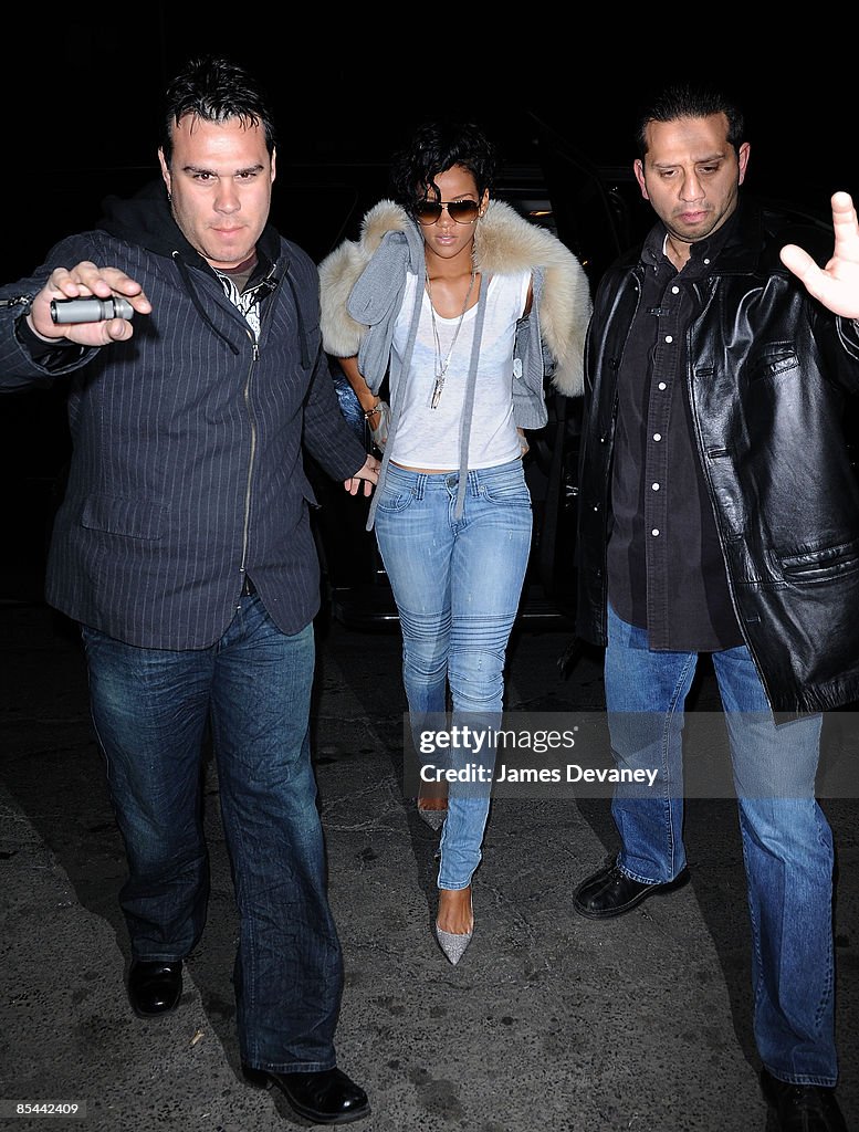Celebrity Sightings In New York - March 14, 2009