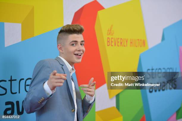 Zach Clayton at the 2017 Streamy Awards at The Beverly Hilton Hotel on September 26, 2017 in Beverly Hills, California.