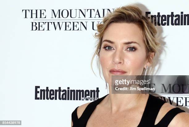 Actress Kate Winslet attends the "The Mountain Between Us" special screening at Time Inc. Screening Room on September 26, 2017 in New York City.
