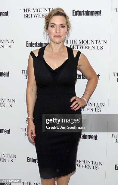 Actress Kate Winslet attends the "The Mountain Between Us" special screening at Time Inc. Screening Room on September 26, 2017 in New York City.