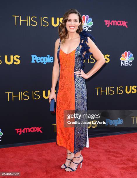 Actress Mandy Moore attends the season 2 premiere of "This Is Us" at NeueHouse Hollywood on September 26, 2017 in Los Angeles, California.