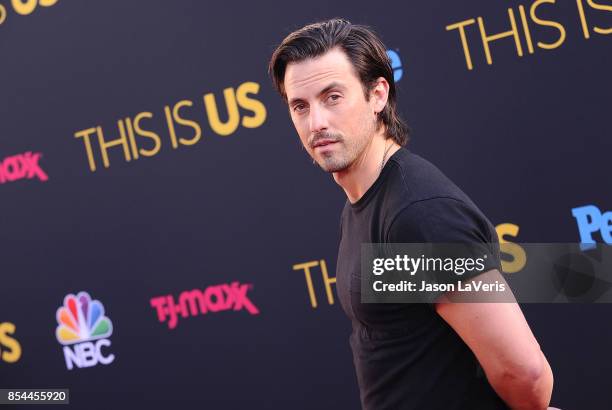 Actor Milo Ventimiglia attends the season 2 premiere of "This Is Us" at NeueHouse Hollywood on September 26, 2017 in Los Angeles, California.