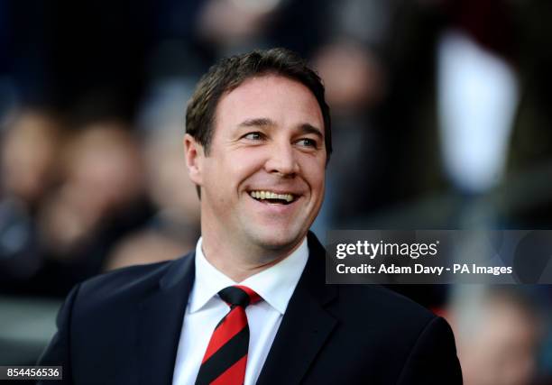 Cardiff City manager Malky Mackay before the Barclays Premier League match at Cardiff City Stadium, Cardiff.