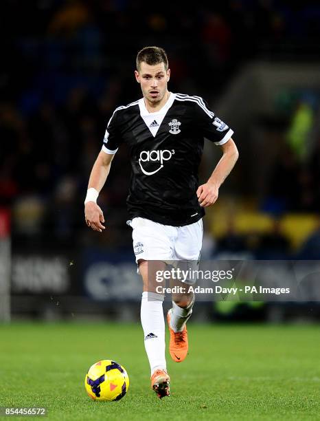 Southampton's Morgan Schneiderlin during the Barclays Premier League match at Cardiff City Stadium, Cardiff.