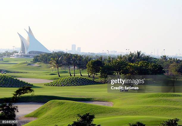 golf & yatch club - golf uae imagens e fotografias de stock