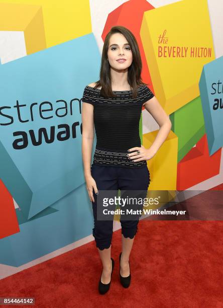 Vanessa Marano at the 2017 Streamy Awards at The Beverly Hilton Hotel on September 26, 2017 in Beverly Hills, California.