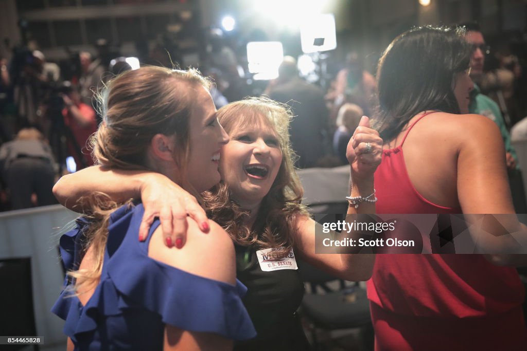 Alabama GOP Senate Candidate Roy Moore Holds Election Night Gathering In Special Election For Session's Seat