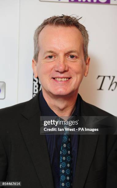 Frank Skinner arriving at the South Bank Sky Arts Awards at the Dorchester Hotel, London.