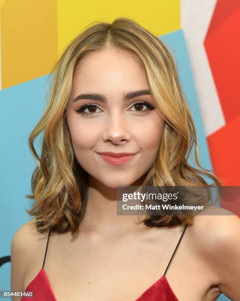 Haley Pullos at the 2017 Streamy Awards at The Beverly Hilton Hotel on September 26, 2017 in Beverly Hills, California.