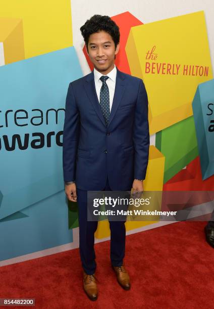 Marlin Chan at the 2017 Streamy Awards at The Beverly Hilton Hotel on September 26, 2017 in Beverly Hills, California.