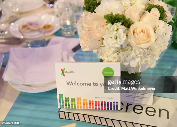 23andMe kits at the 2017 Streamy Awards at The Beverly Hilton Hotel on September 26, 2017 in Beverly Hills, California.