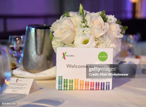 23andMe kits at the 2017 Streamy Awards at The Beverly Hilton Hotel on September 26, 2017 in Beverly Hills, California.