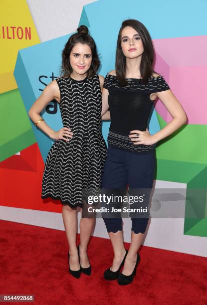 Vanessa Marano and Laura Marano at the 2017 Streamy Awards at The Beverly Hilton Hotel on September 26, 2017 in Beverly Hills, California.