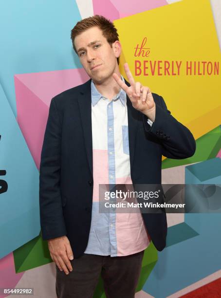 Senior Manager of Brand, Marketing and Digital Strategy at dick clark productions Jeremy Lowe at the 2017 Streamy Awards at The Beverly Hilton Hotel...