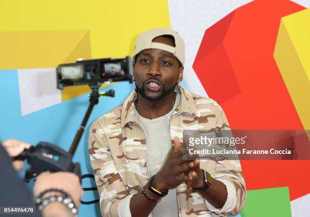 DeStorm Power attends the 7th Annual Streamy Awards at The Beverly Hilton Hotel on September 26, 2017 in Beverly Hills, California.