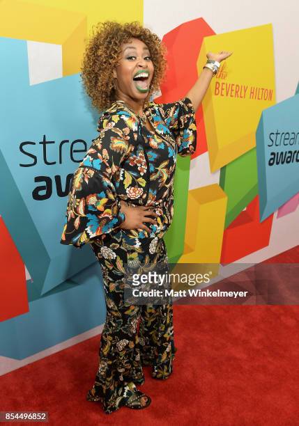 GloZell at the 2017 Streamy Awards at The Beverly Hilton Hotel on September 26, 2017 in Beverly Hills, California.