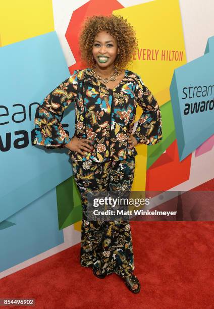 GloZell at the 2017 Streamy Awards at The Beverly Hilton Hotel on September 26, 2017 in Beverly Hills, California.