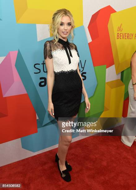 Laura Clery at the 2017 Streamy Awards at The Beverly Hilton Hotel on September 26, 2017 in Beverly Hills, California.