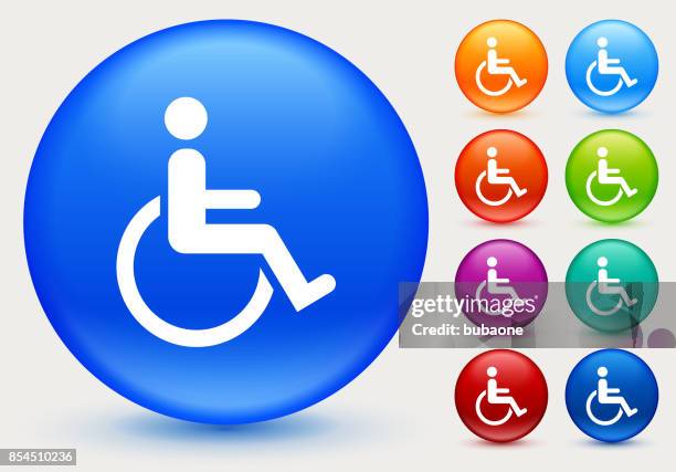Accessibility Round Button 586 Universal Symbols Of Accessibility Stock Photos, High-Res Pictures ...