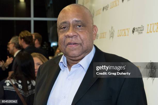 Actor Barry Henley attends the premiere of Magnolia Pictures' "Lucky" at Linwood Dunn Theater on September 26, 2017 in Los Angeles, California.