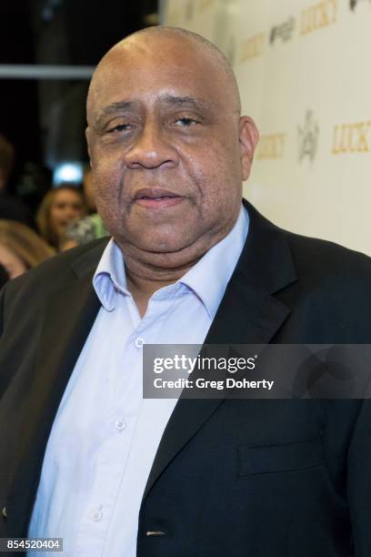 Actor Barry Henley attends the premiere of Magnolia Pictures' "Lucky" at Linwood Dunn Theater on September 26, 2017 in Los Angeles, California.