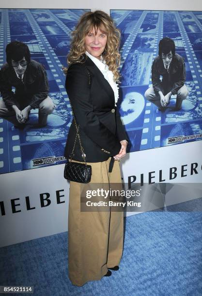 Actress Kate Capshaw attends the premiere of HBO's 'Spielberg' at Paramount Studios on September 26, 2017 in Hollywood, California.