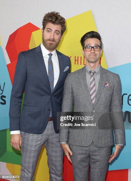 Rhett and Link at the 2017 Streamy Awards at The Beverly Hilton Hotel on September 26, 2017 in Beverly Hills, California.