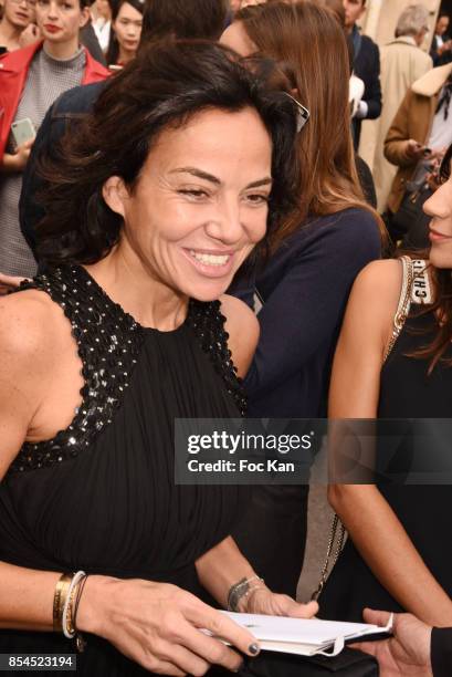 Sandra Zeitoun attends the Christian Dior show as part of the Paris Fashion Week Womenswear Spring/Summer 2018 on September 26, 2017 in Paris, France.