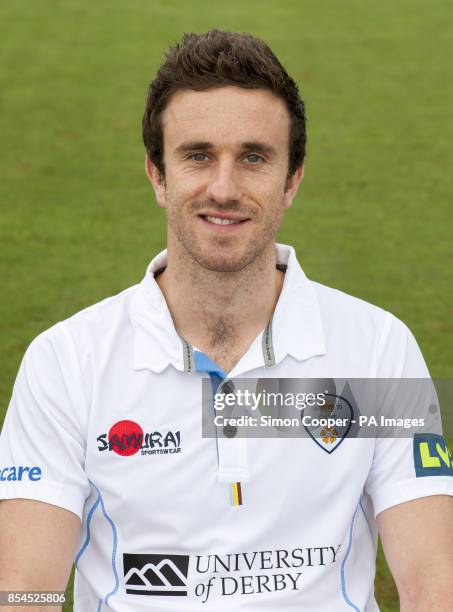 Derbyshire's Billy Godleman during the media day at the 3aaa County Ground, Derby.