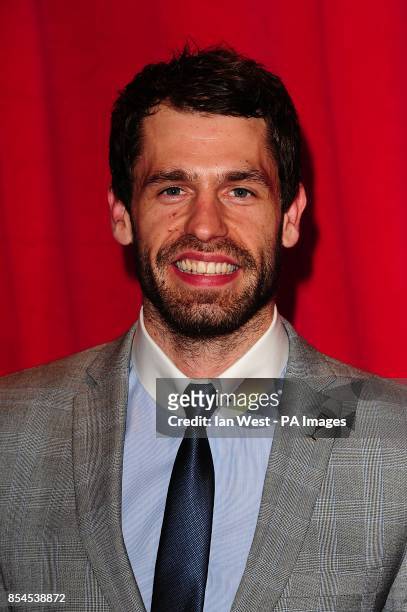 Kelvin Fletcher arriving for the 2014 British Soap Awards at The Hackney Empire, 291 Mare St, London.