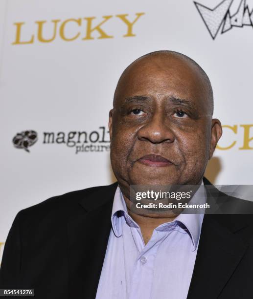 Actor Barry Henley attends the premiere of Magnolia Pictures' "Lucky" at Linwood Dunn Theater on September 26, 2017 in Los Angeles, California.