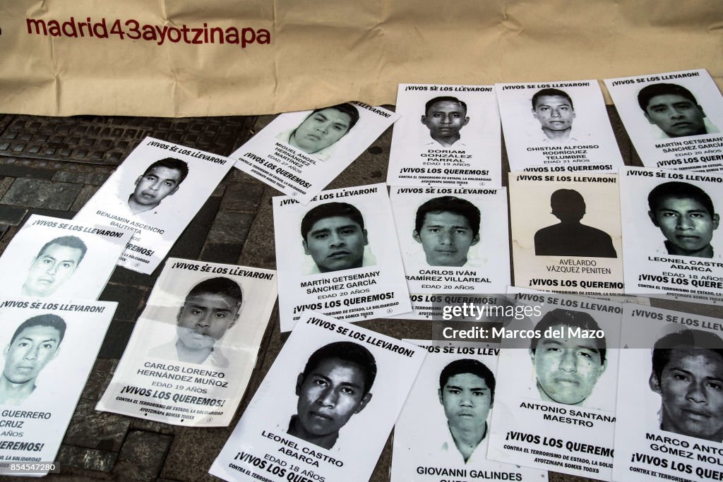 Photographs of the people who disappeared known as the the...