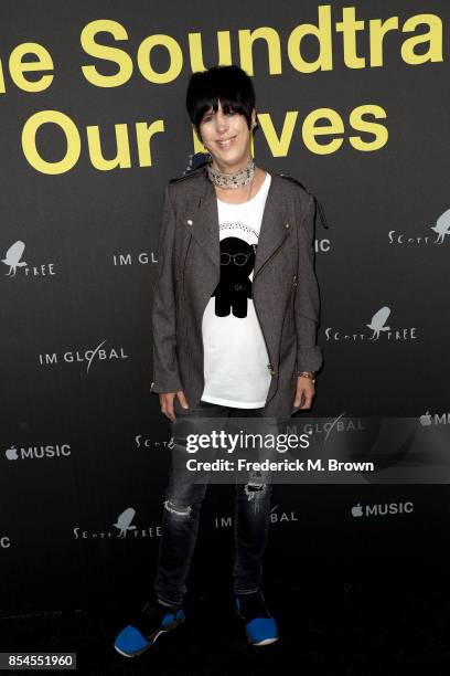 Diane Warren attends the Apple Music Los Angeles Premiere Of "Clive Davis: The Soundtrack Of Our Lives" at Pacific Design Center on September 26,...