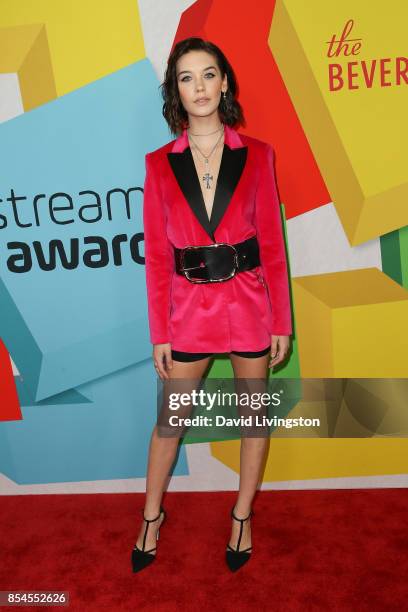 Amanda Steele attends the 7th Annual 2017 Streamy Awards at The Beverly Hilton Hotel on September 26, 2017 in Beverly Hills, California.