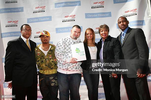 Dr.Benjamin Chavis Hip-Hop Summit Action Network Co-Chairman,Raz-B of B2K,Paul Wall, Rocsi of BET's 106 and Park,D-Rep Texas Congresswoman Eddie...
