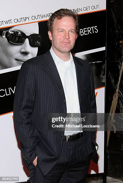 Actor Tom McCarthy attends the New York premiere of "Duplicity" at Clearview Cinema's Ziegfeld Theater on March 16, 2009 in New York City.
