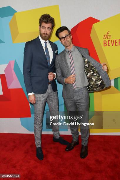 Rhett and Link attends the 7th Annual 2017 Streamy Awards at The Beverly Hilton Hotel on September 26, 2017 in Beverly Hills, California.